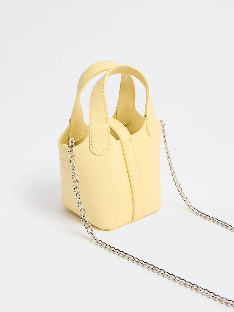 Westside Yellow Nano Bucket Bag - Image 2
