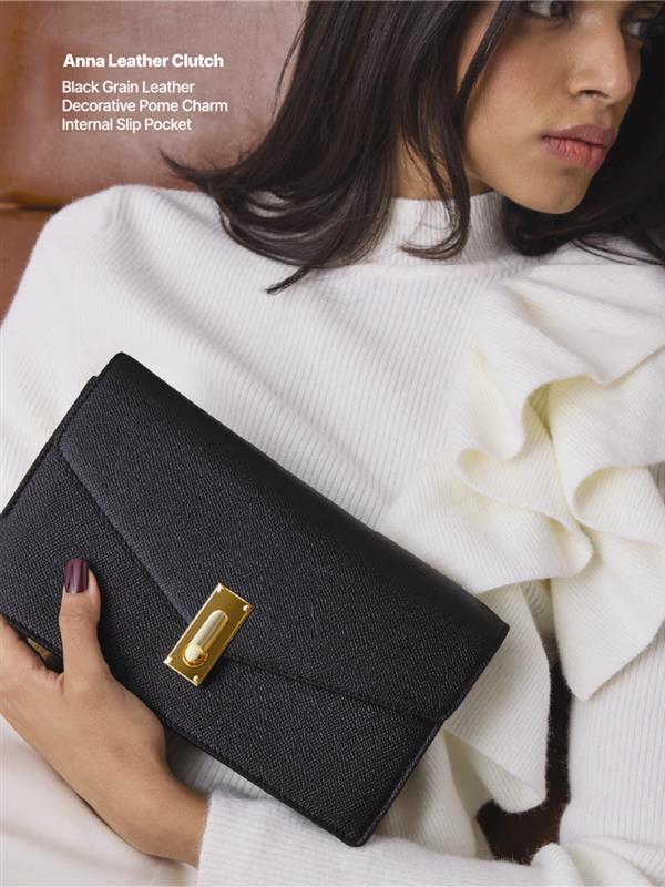 Anna Leather Clutch - Image 5