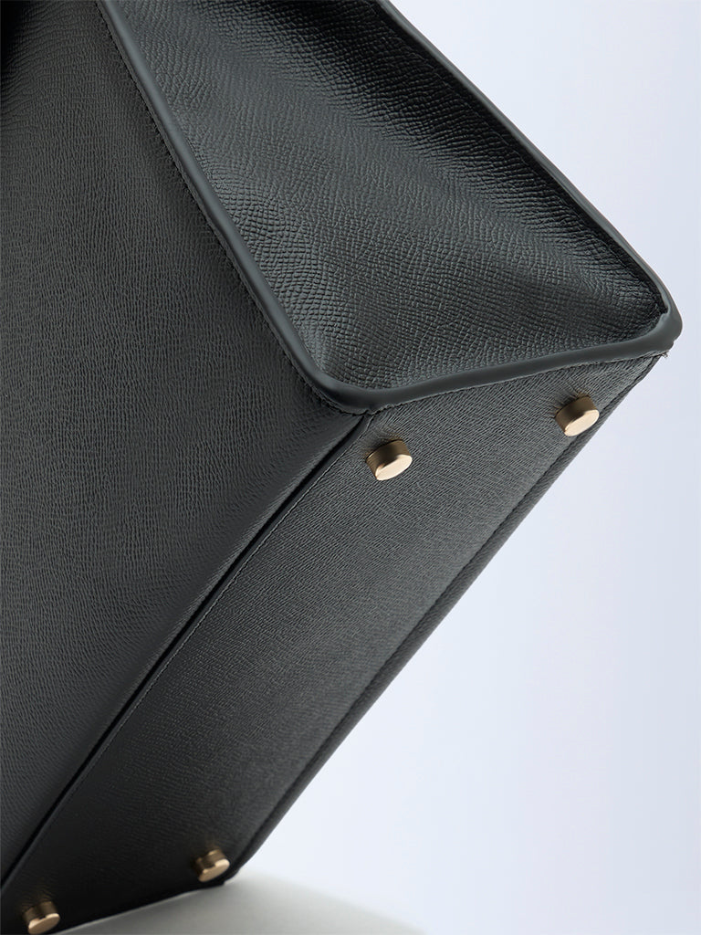 Beatrice Finest Leather Top Handle Bag - Image 4