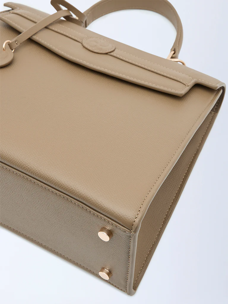Beatrice Finest Leather Top Handle Bag - Image 4
