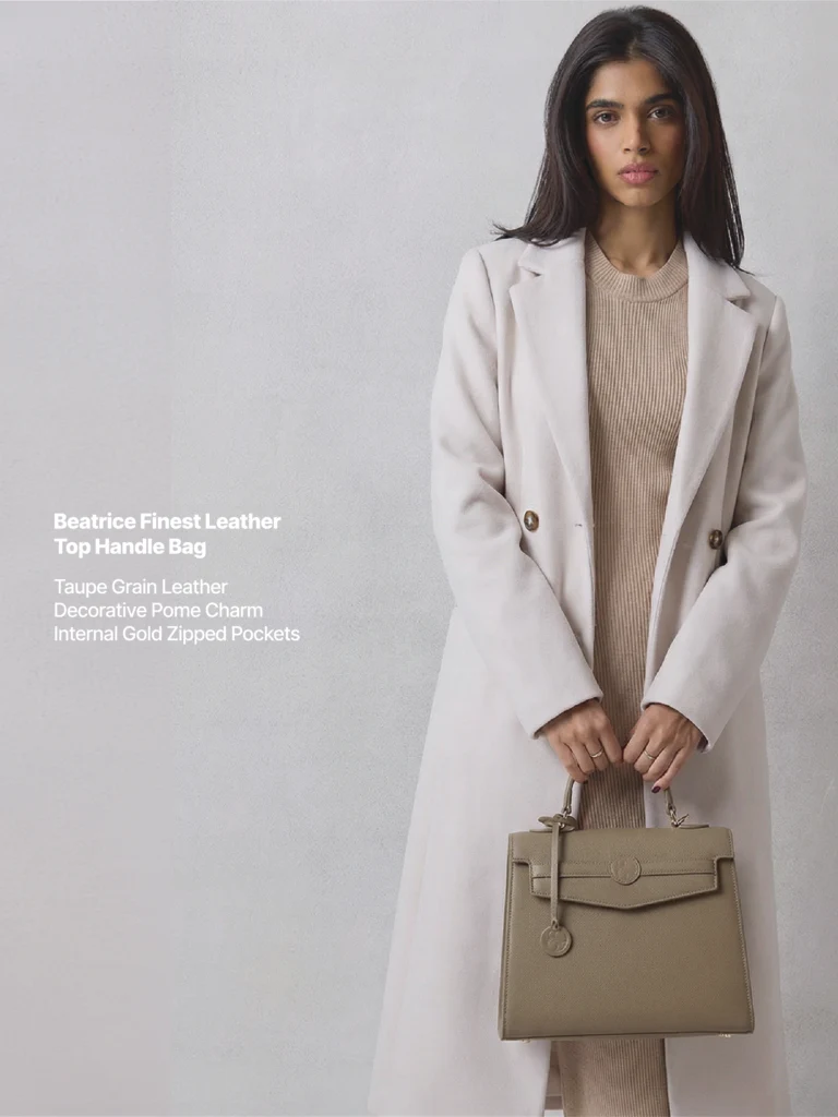 Beatrice Finest Leather Top Handle Bag - Image 5