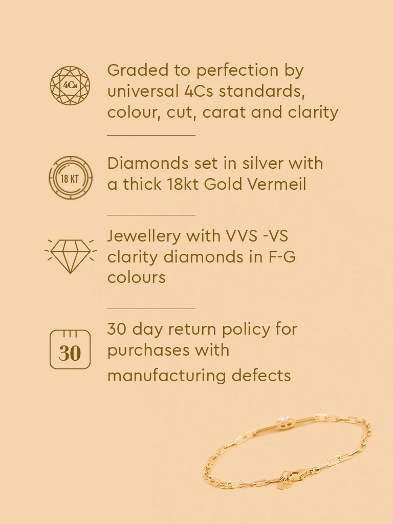 Bold Lab Diamond Chain Bracelet - Image 5
