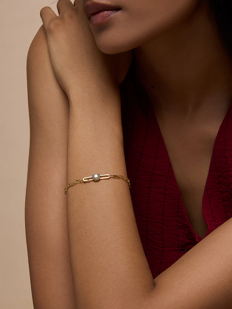 Bold Lab Diamond Chain Bracelet - Image 6
