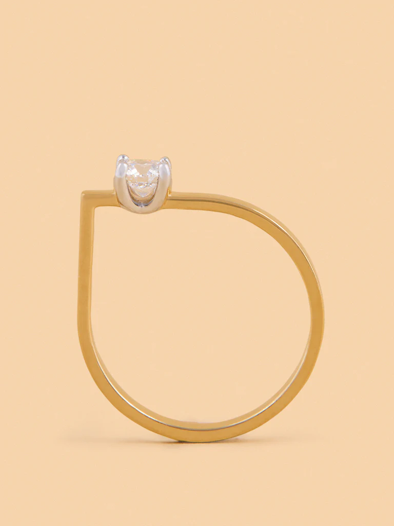 Brilliant Solitaire Lab Diamond Ring - Image 2