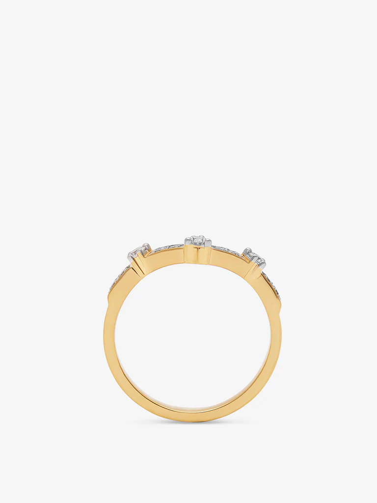 Chevron Lab Diamond Ring - Image 4