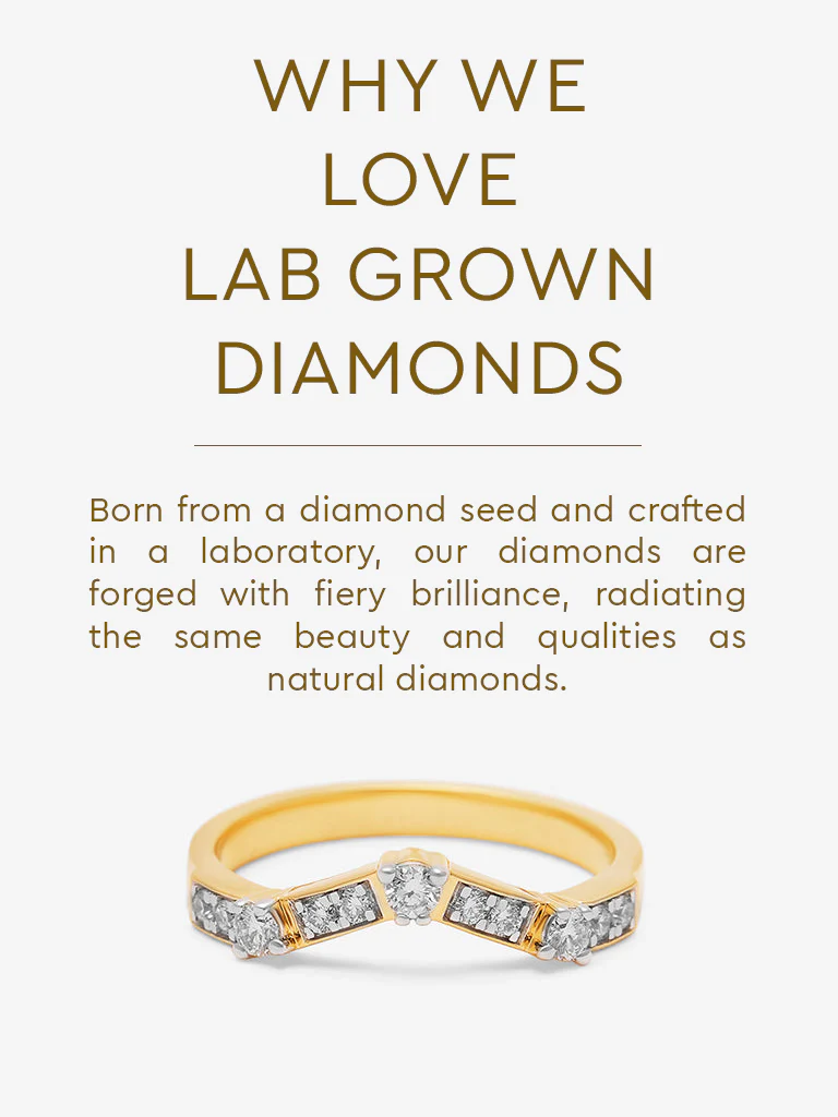Chevron Lab Diamond Ring - Image 5