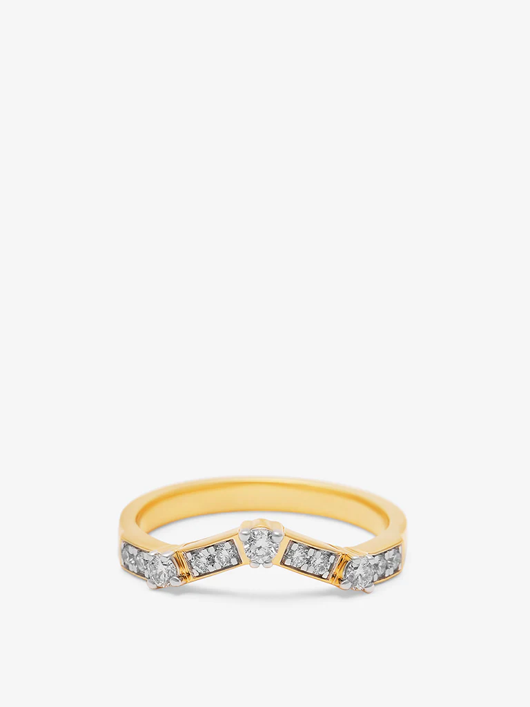 Chevron Lab Diamond Ring - Image 3