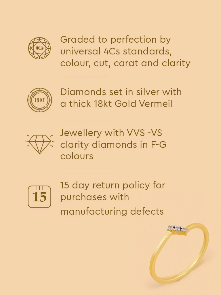 Chic Ring with Cluster Set Lab Diamond - Image 5