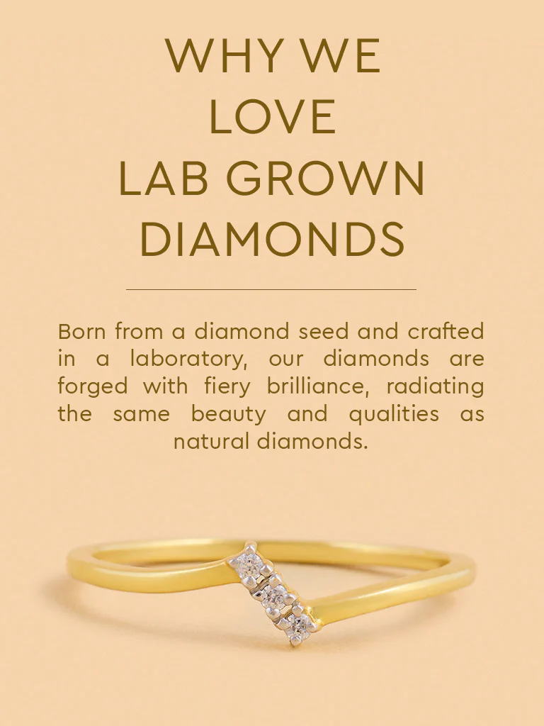Chic Ring with Cluster Set Lab Diamond - Image 4