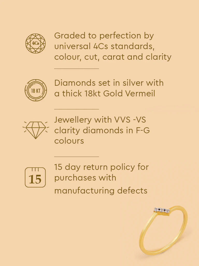 Chic Ring with Cluster Set Lab Diamond - Image 5