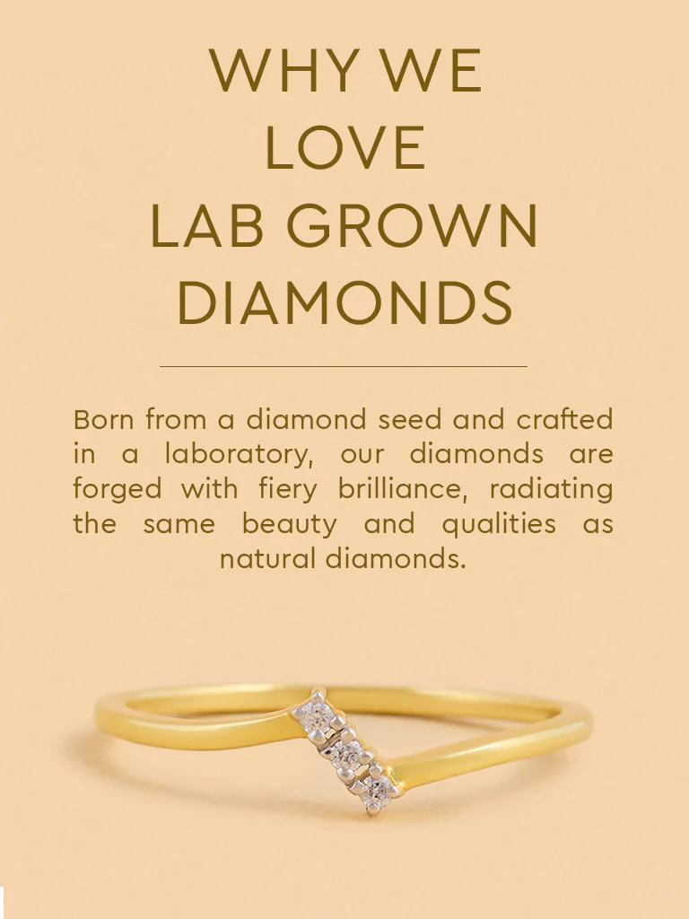 Chic Ring with Cluster Set Lab Diamond - Image 4