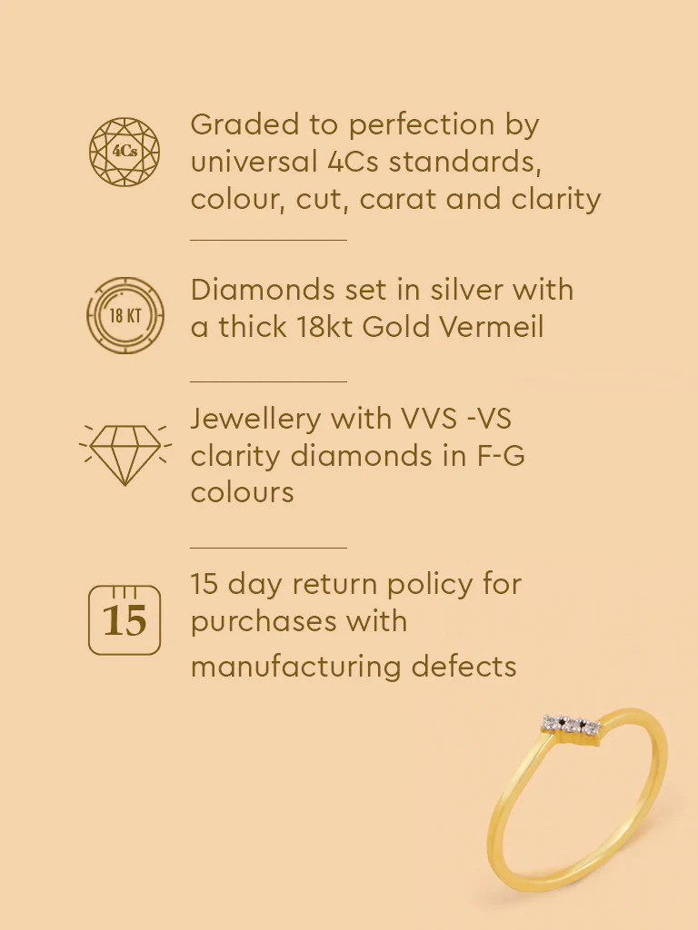 Chic Ring with Cluster Set Lab Diamond - Image 5