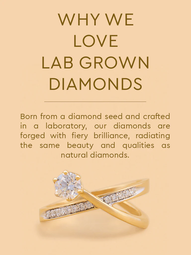 Classic Comet Gold Plated Lab Diamond Solitaire Ring - Image 4