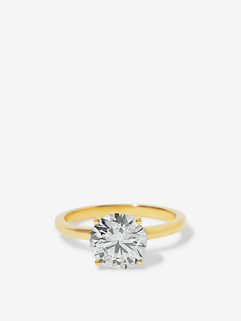 Classic Comet Solitaire Lab Diamond Ring - Image 2