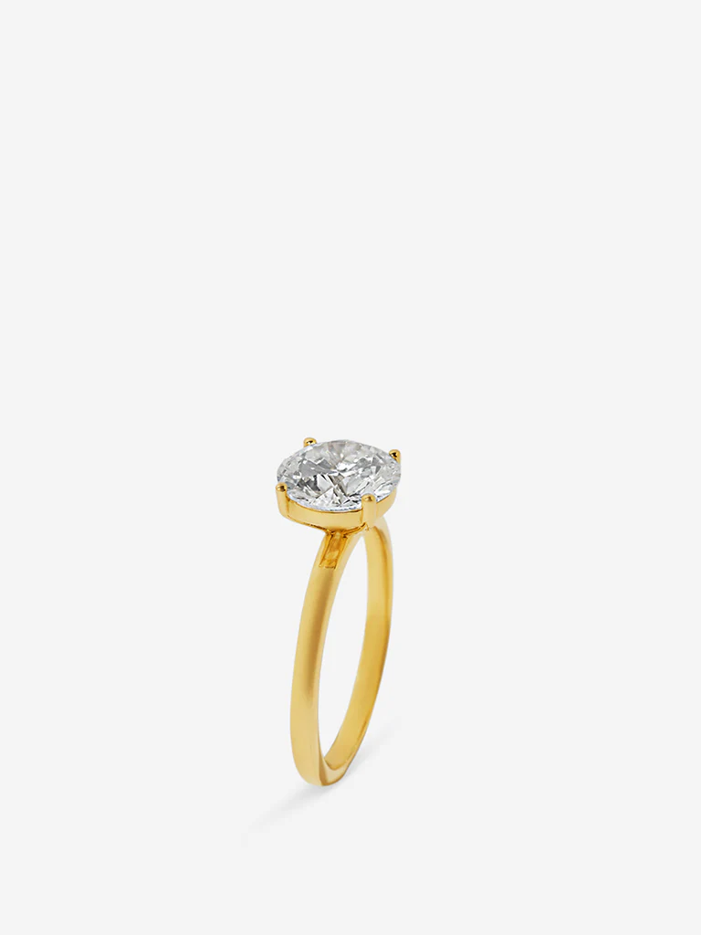 Classic Comet Solitaire Lab Diamond Ring - Image 4