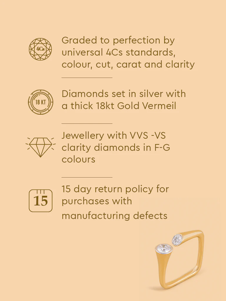 Elegant Twin Lab Diamond Ring - Image 5