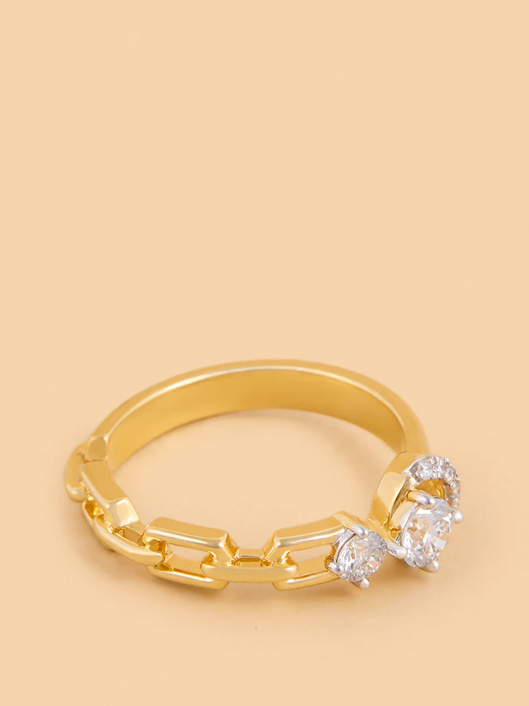 Eternal Circle Chain Lab Diamond Ring - Image 2