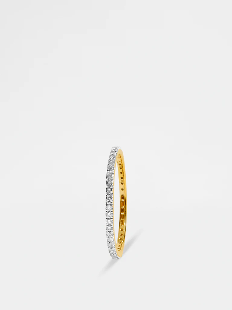 Lab Diamond Eternity Stacker Ring - Image 3