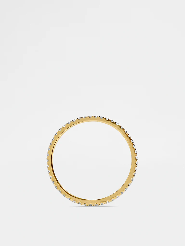 Lab Diamond Eternity Stacker Ring - Image 4