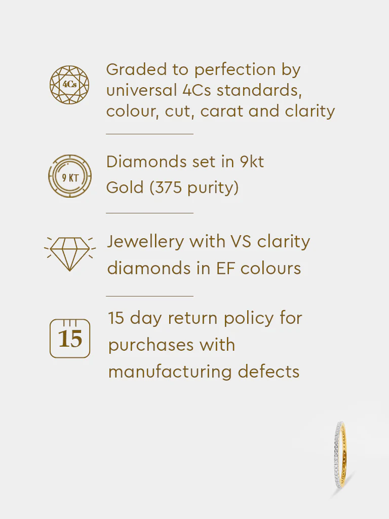 Lab Diamond Eternity Stacker Ring - Image 6