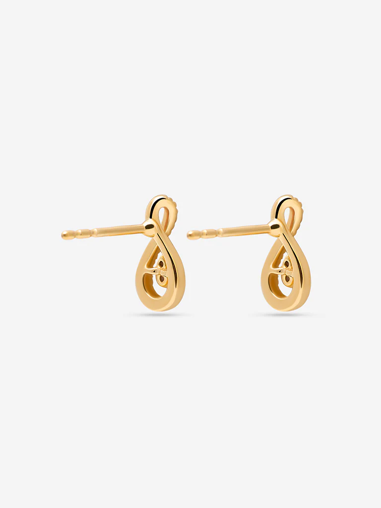Lab Diamond Stud Earrings - Image 4