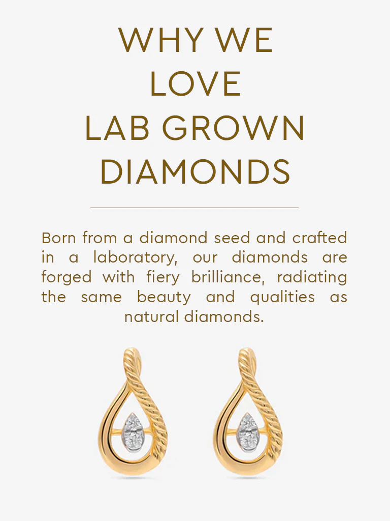 Lab Diamond Stud Earrings - Image 5