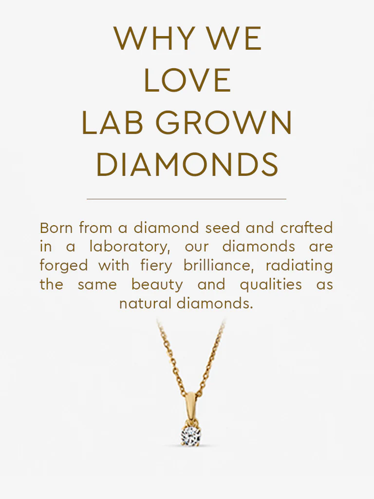 Micro Comet Solitaire Lab Diamond Pendant - Image 5