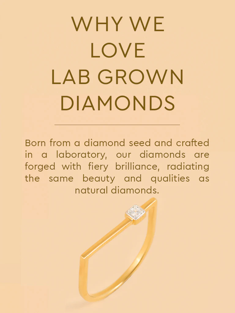 Modern Asymmetrical Solitaire Ring - Image 4