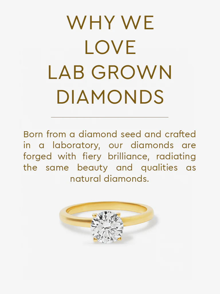 Petite Comet Solitaire Lab Diamond Ring - Image 5
