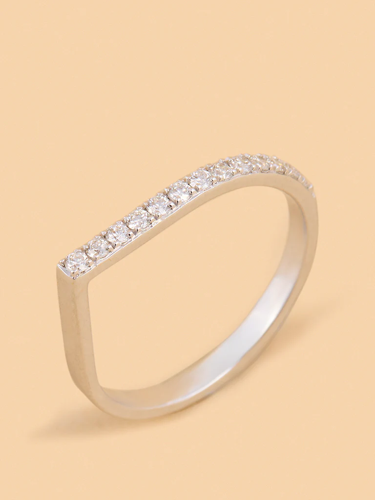 Sleek Lab Diamond Eternity Ring - Image 3