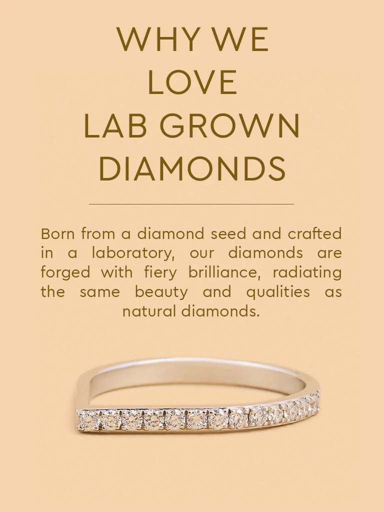 Sleek Lab Diamond Eternity Ring - Image 4