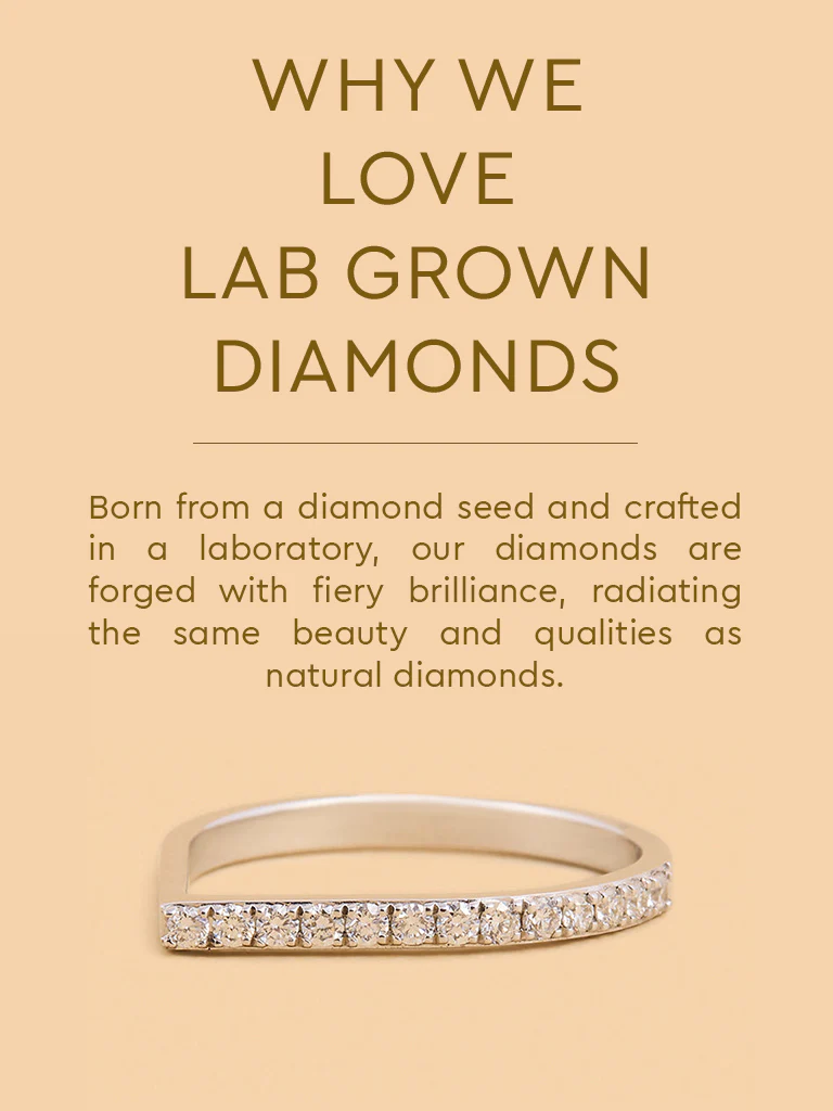 Sleek Lab Diamond Eternity Ring - Image 4