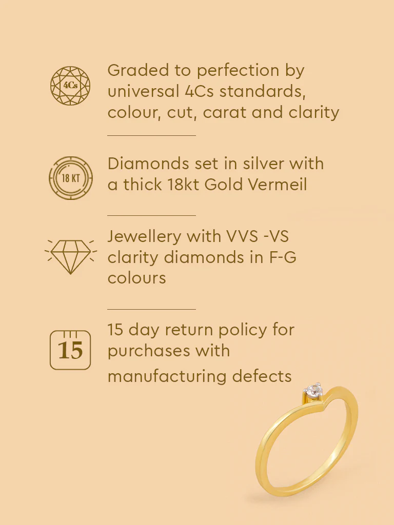 Sleek Wave Lab Diamond Ring - Image 6