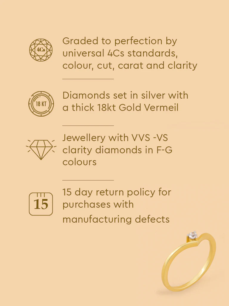 Sleek Wave Lab Diamond Ring - Image 5