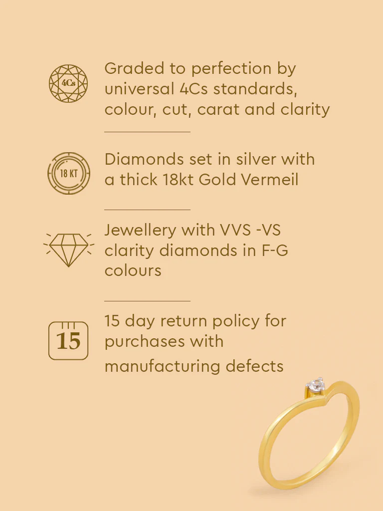 Sleek Wave Lab Diamond Ring - Image 5