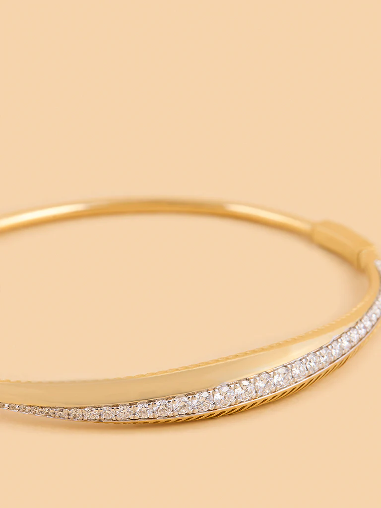 Timeless Lab Diamond Bangle Bracelet - Image 3