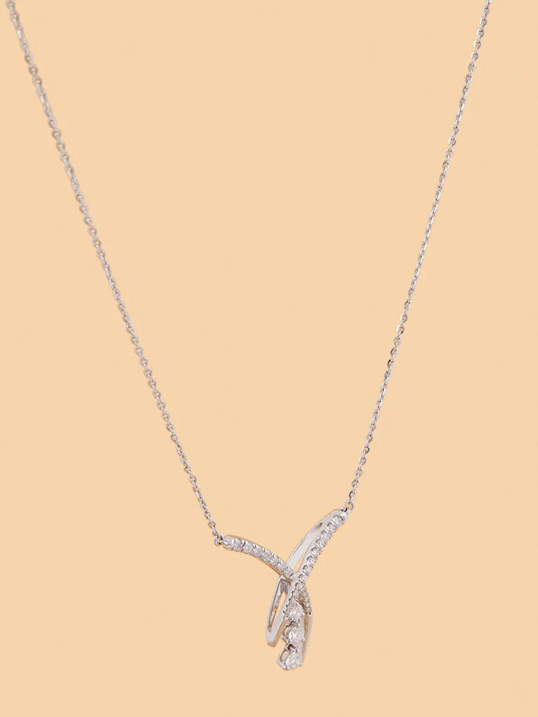Timeless Lab Diamond Drop Pendant Necklace - Image 2