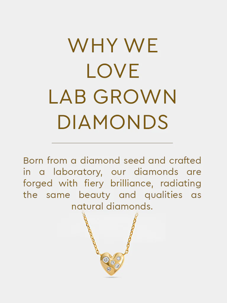 Yellow Lab Diamond Heart Necklace - Image 5