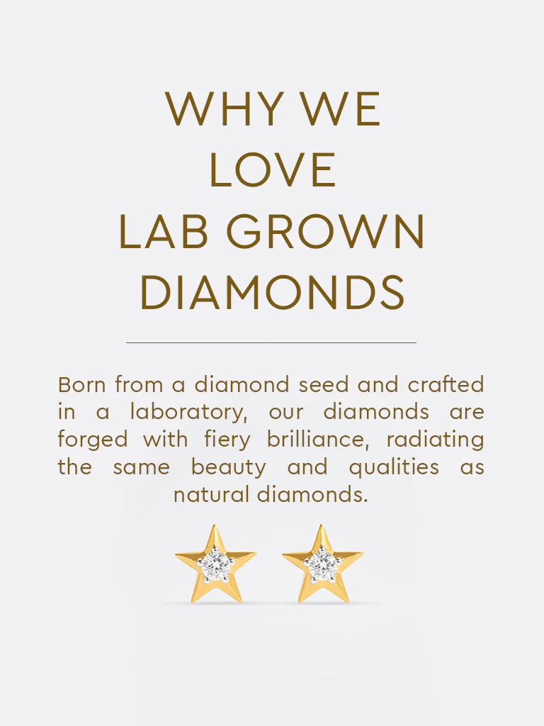 Yellow Lab Diamond Star Earrings - Image 5