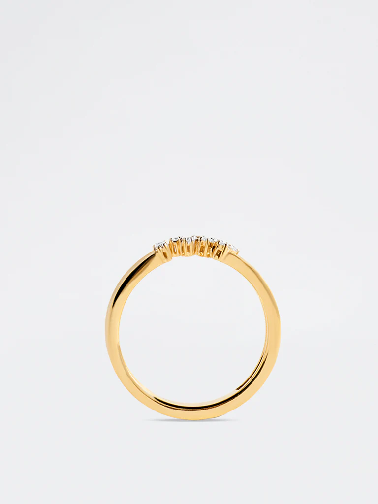 Yellow Lab Diamond Stardust Ring - Image 3