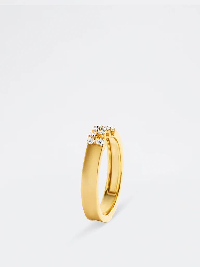 Yellow Lab Diamond Stardust Ring - Image 4