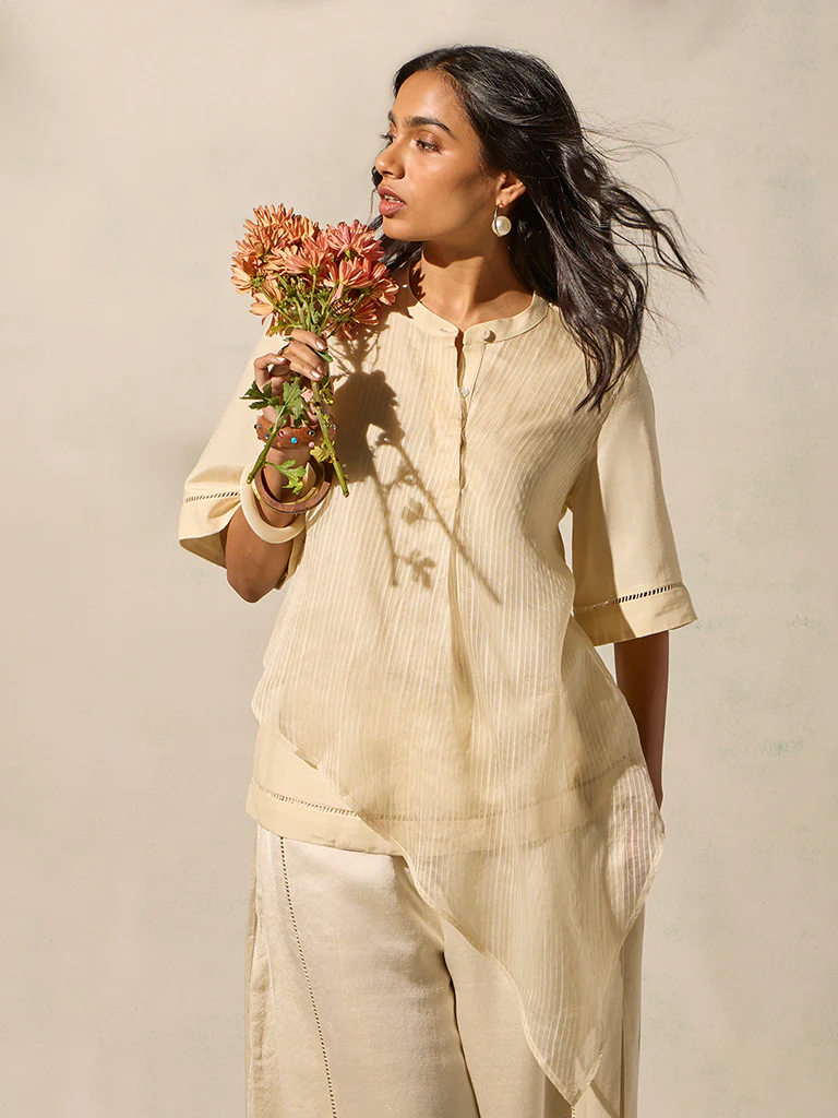 Asymmetric Top - Ivory - Image 2