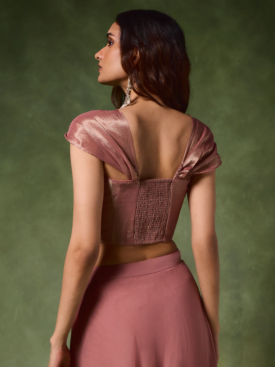 Corset-Style Blouse β Pink - Image 4