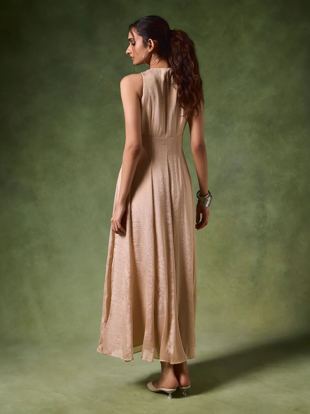 Embellished Maxi Dress β Beige - Image 4