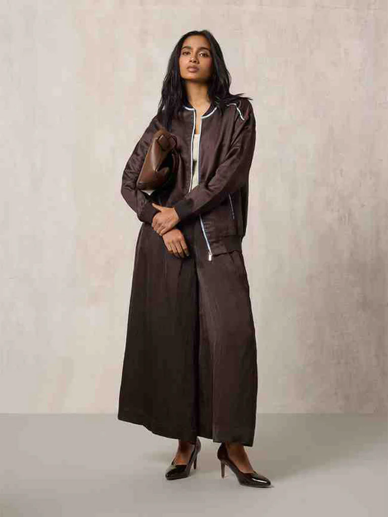 Solid Brown Jacket - Image 2