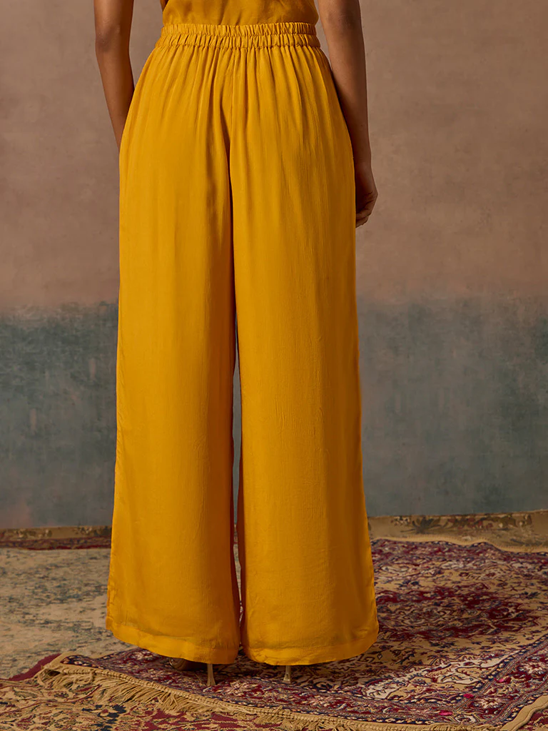 Straight-Leg Mustard Pants - Image 4