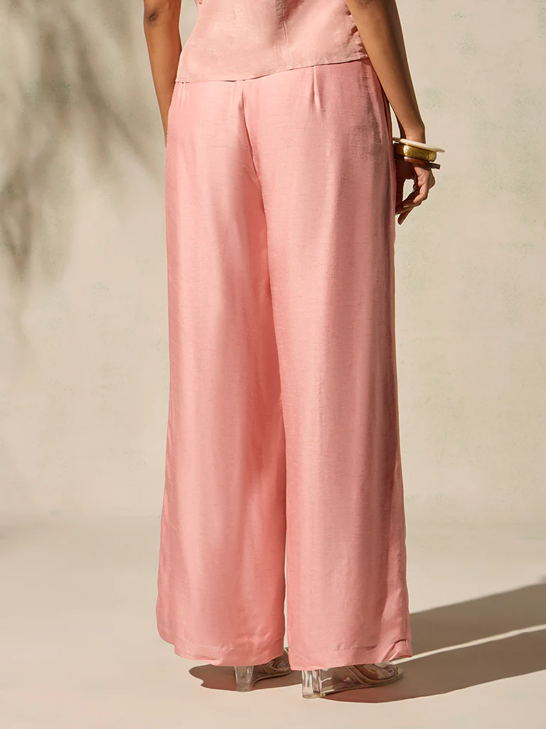 Straight-Leg Pants - Pink - Image 4