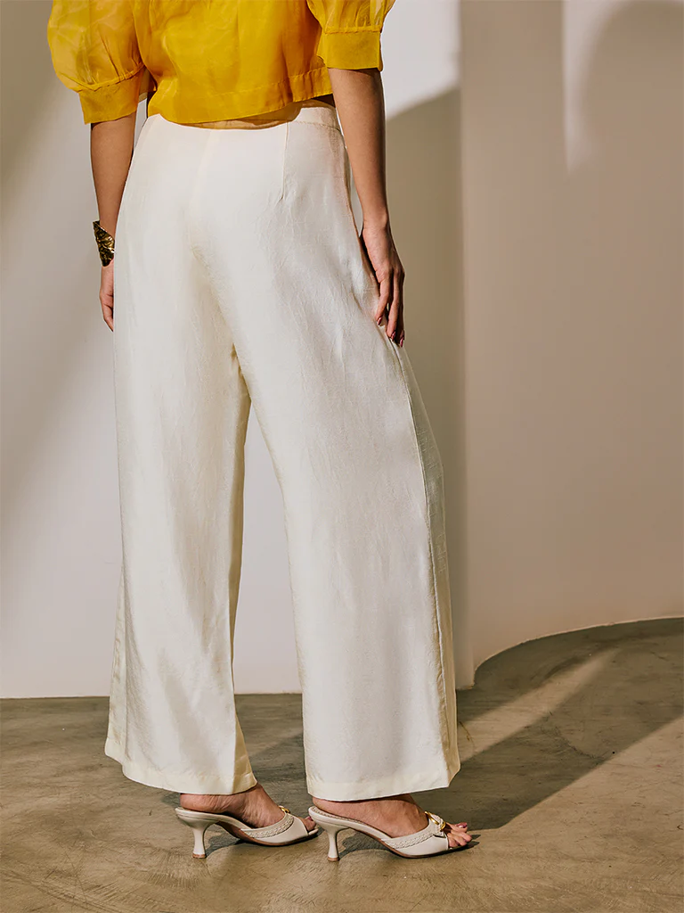 Straight-Leg Pants - White - Image 4