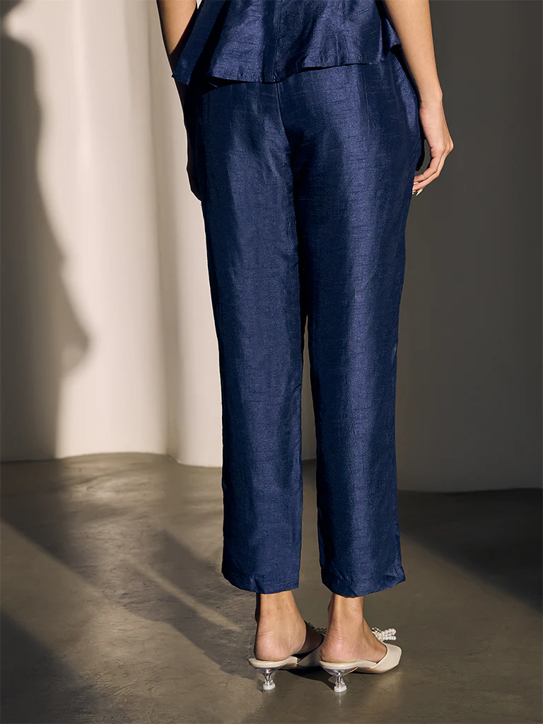 Tapered Pants - Navy - Image 4