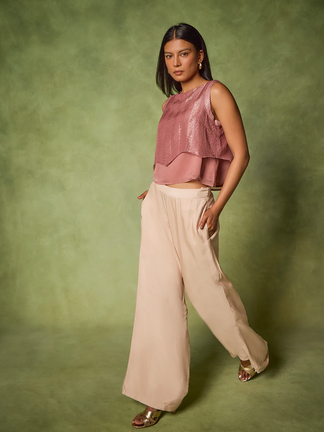 Textured Top – Pink - Image 2